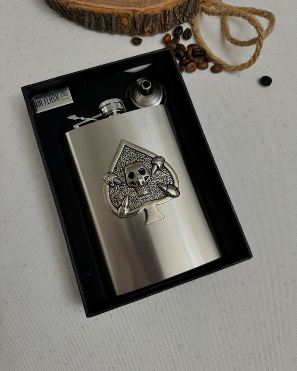 قمقمه جیبی استیل پلاکدار