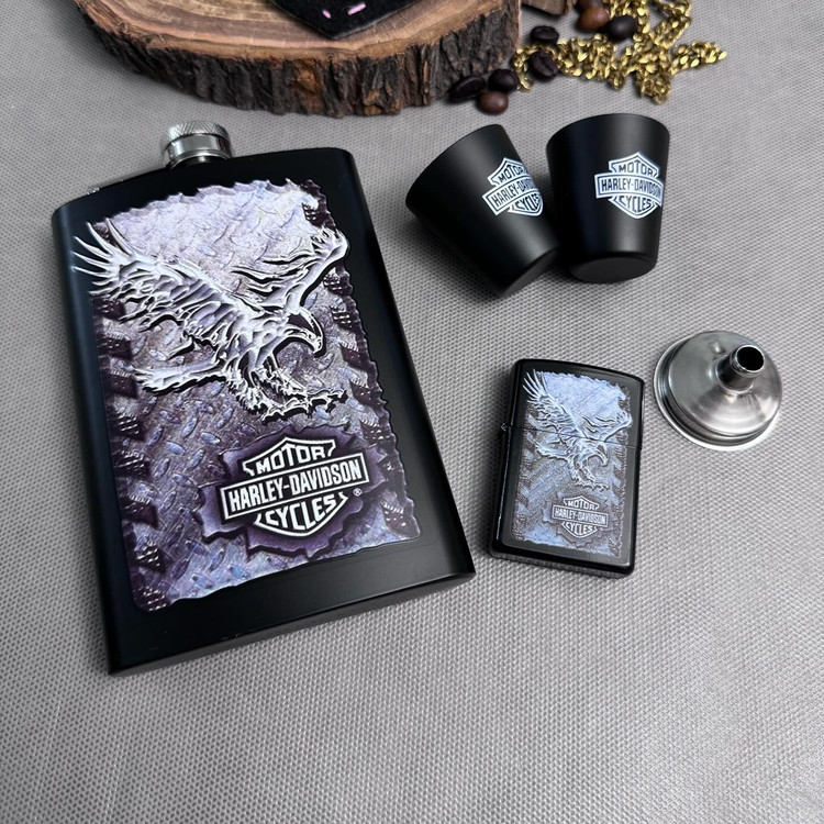 بطری جیبی هارلی دیویدسون