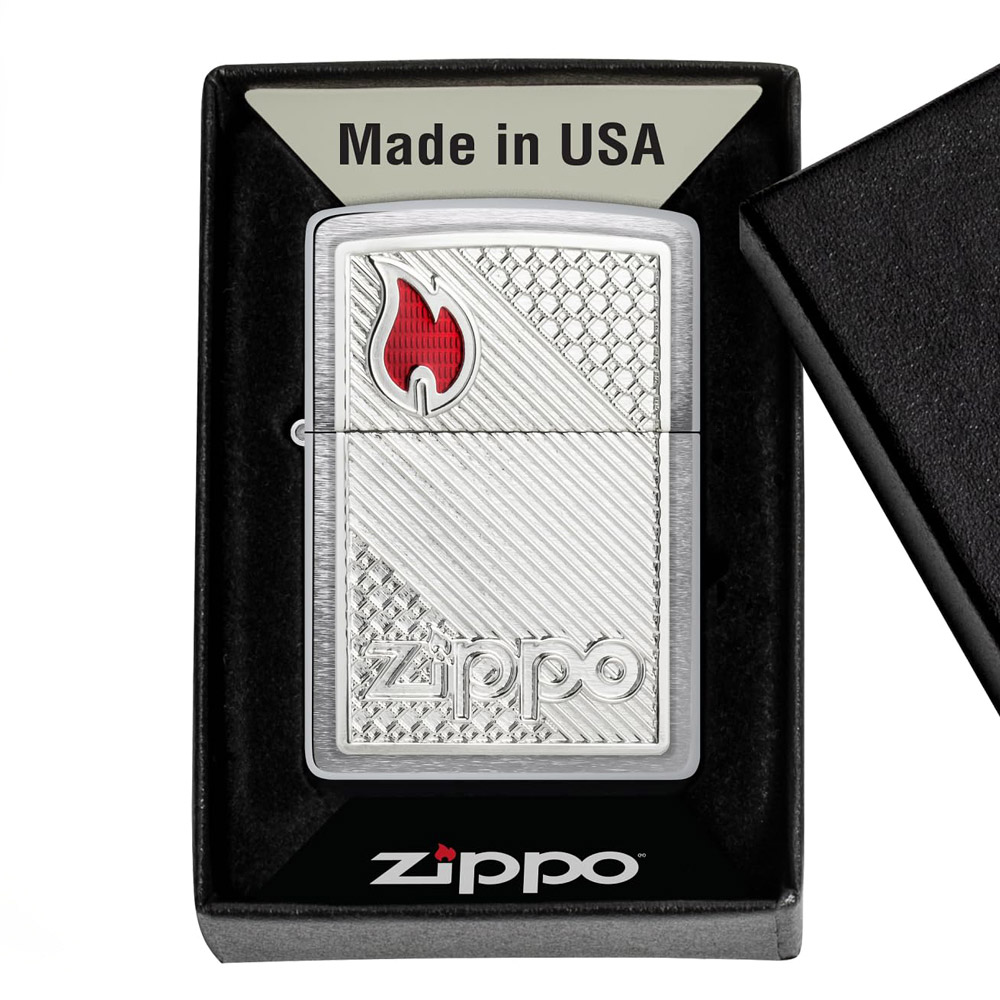 فندک‌زیپو مدل 48126 200 ZIPPO TILES EMBLEM