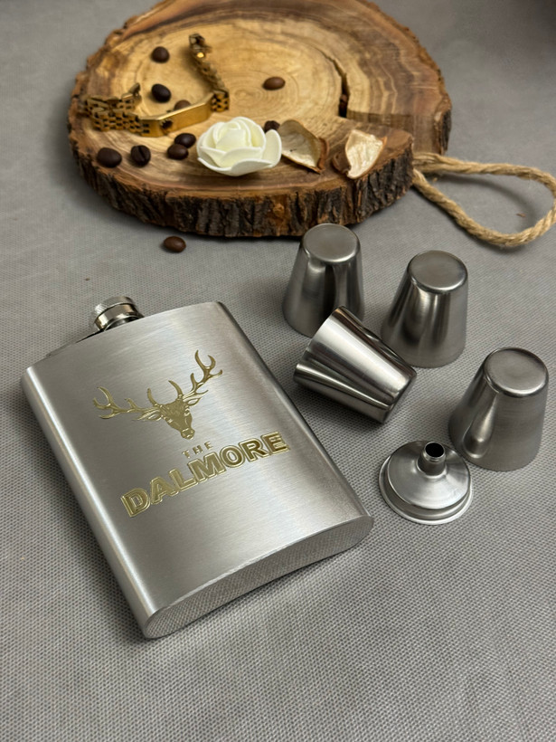 بطری جیبی استیل مدل دالمور